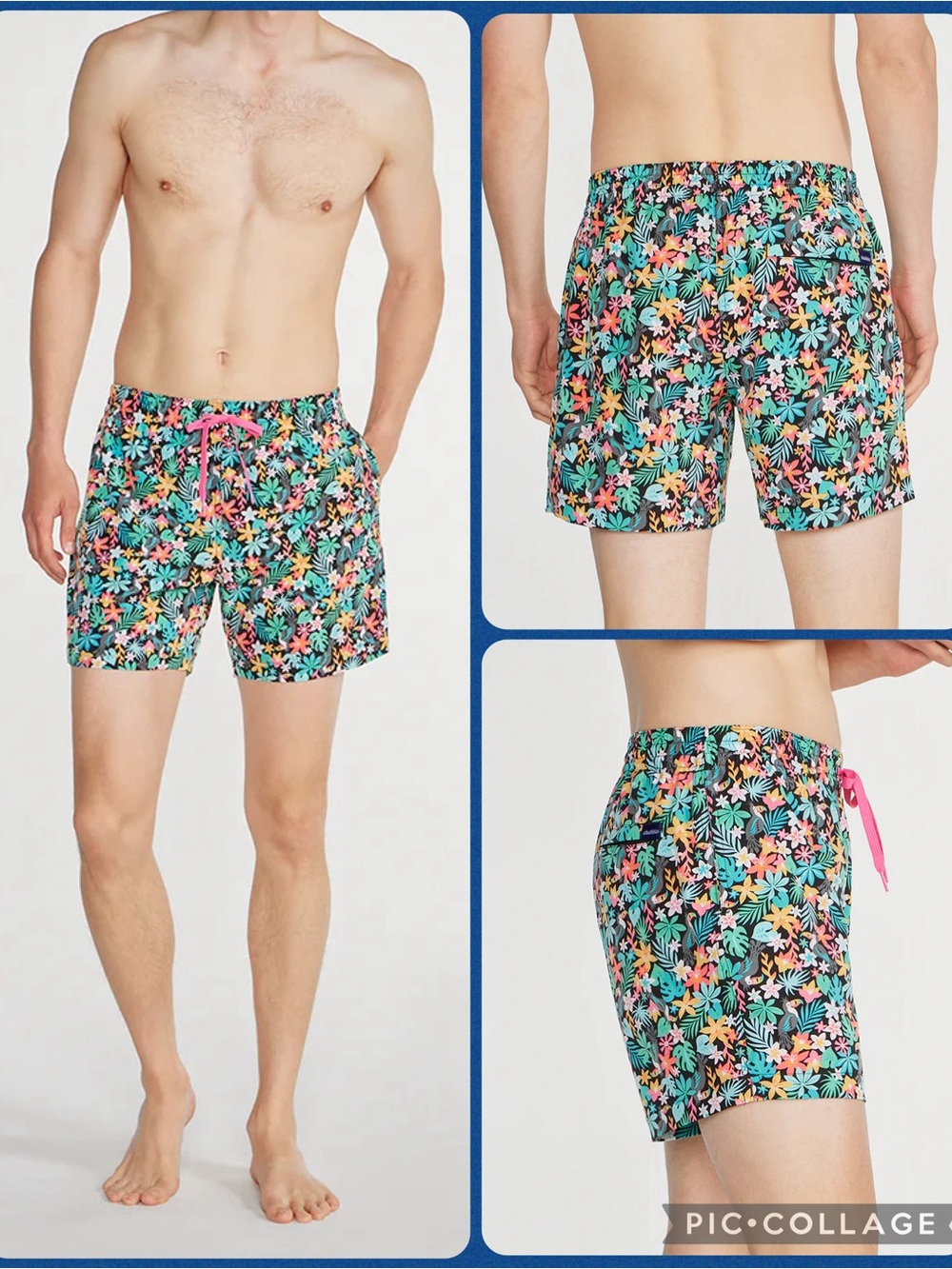 Chubbies The Boomerangs Classic Swim Trunks